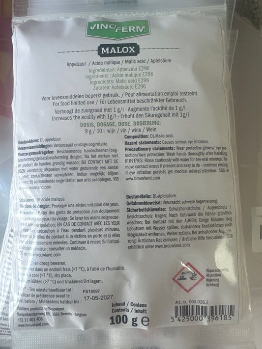 Eplesyre 100 g (malox) – bilete 2