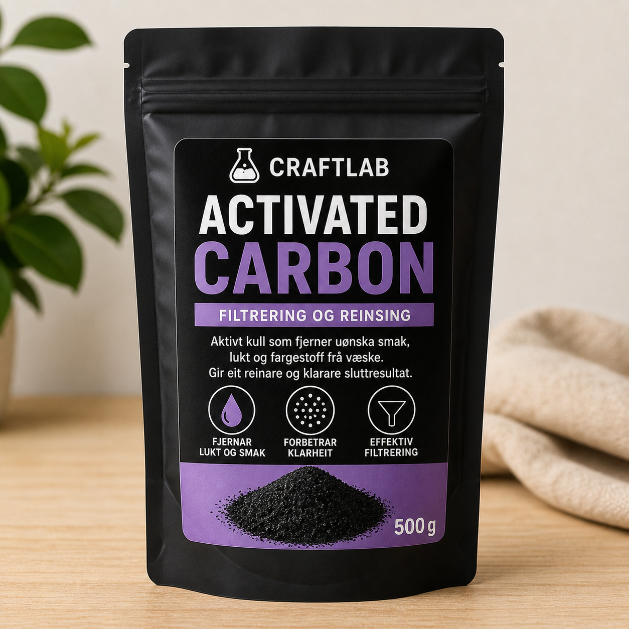 Activated Carbon 500g (kl11914)
