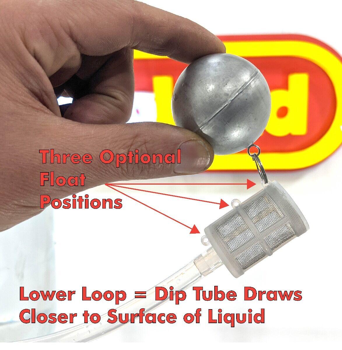 Floating Dip Tube Filter – filter til flyteball – bilete 2