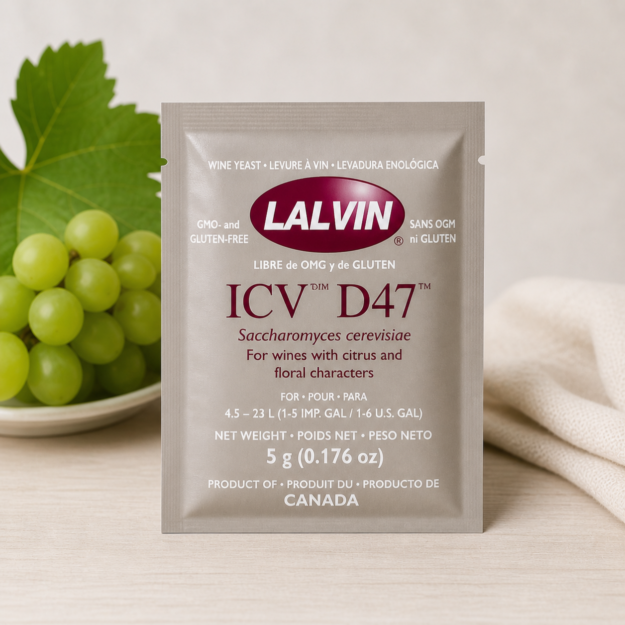 Lalvin ICV D47 vingjær 5g