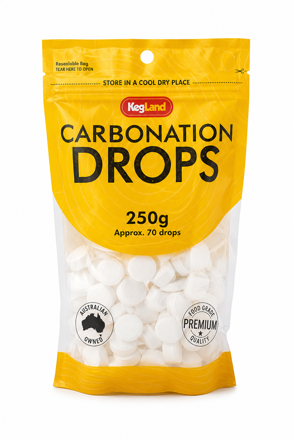 Karboneringsdrops 250g (kl38461)