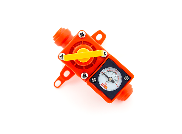 Duotight BlowTie 2 Spunding Valve med manometer (0–15 PSI) (KL15042)