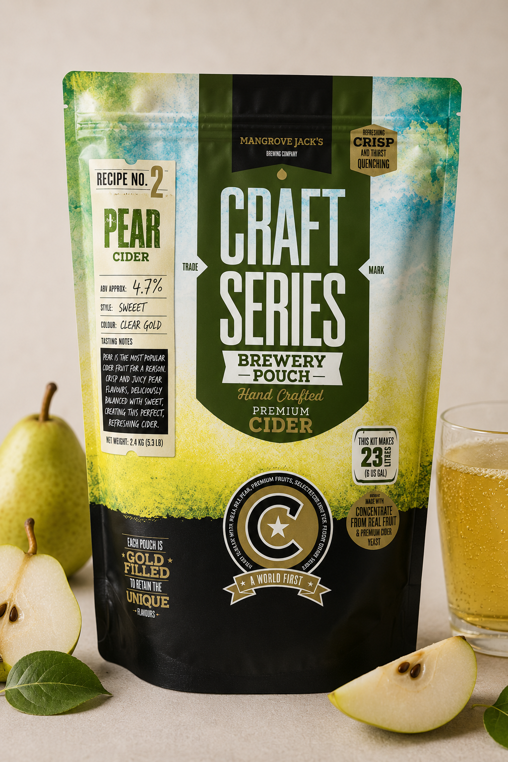 Mangrove Jack’s Pear Cider – ekstraktsett for heimebrygging