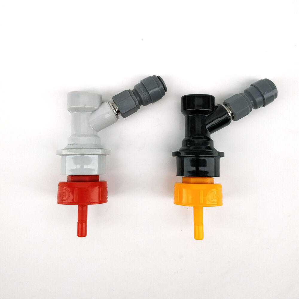 Gul Ball Lock Carbonation Cap for væske (KL107574)
