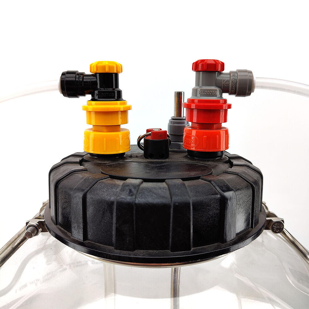 Duotight Ball Lock (8 mm / 5/16 tommar) Black + Yellow Liquid – bilete 3