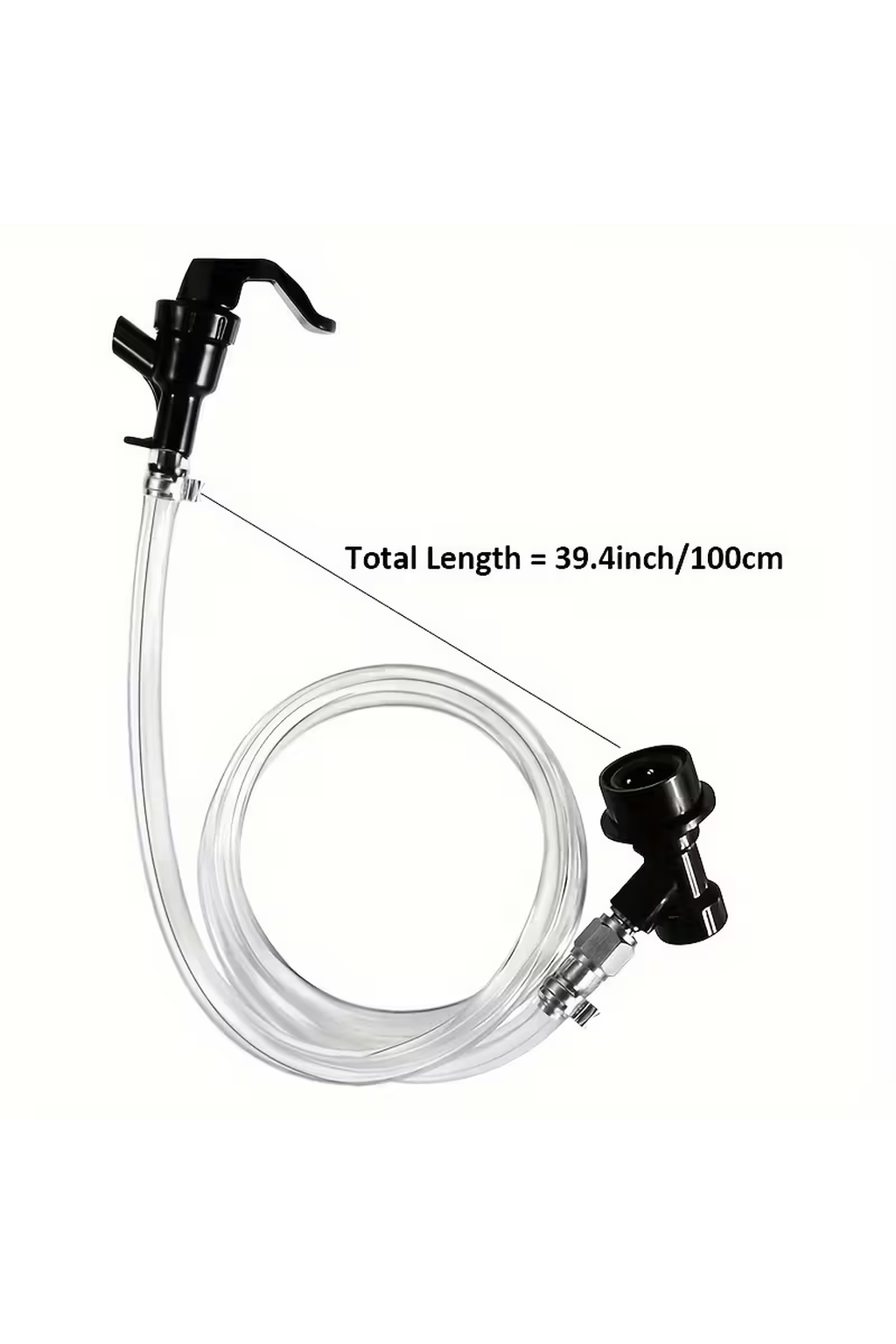 Ball Lock slangesett med tappekran til Cornelius-fat (40 cm)