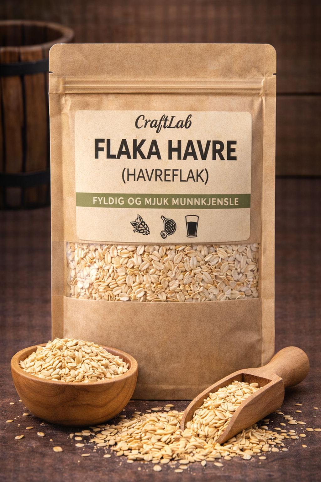 Flaka havre (Havreflak / Oat Flakes)