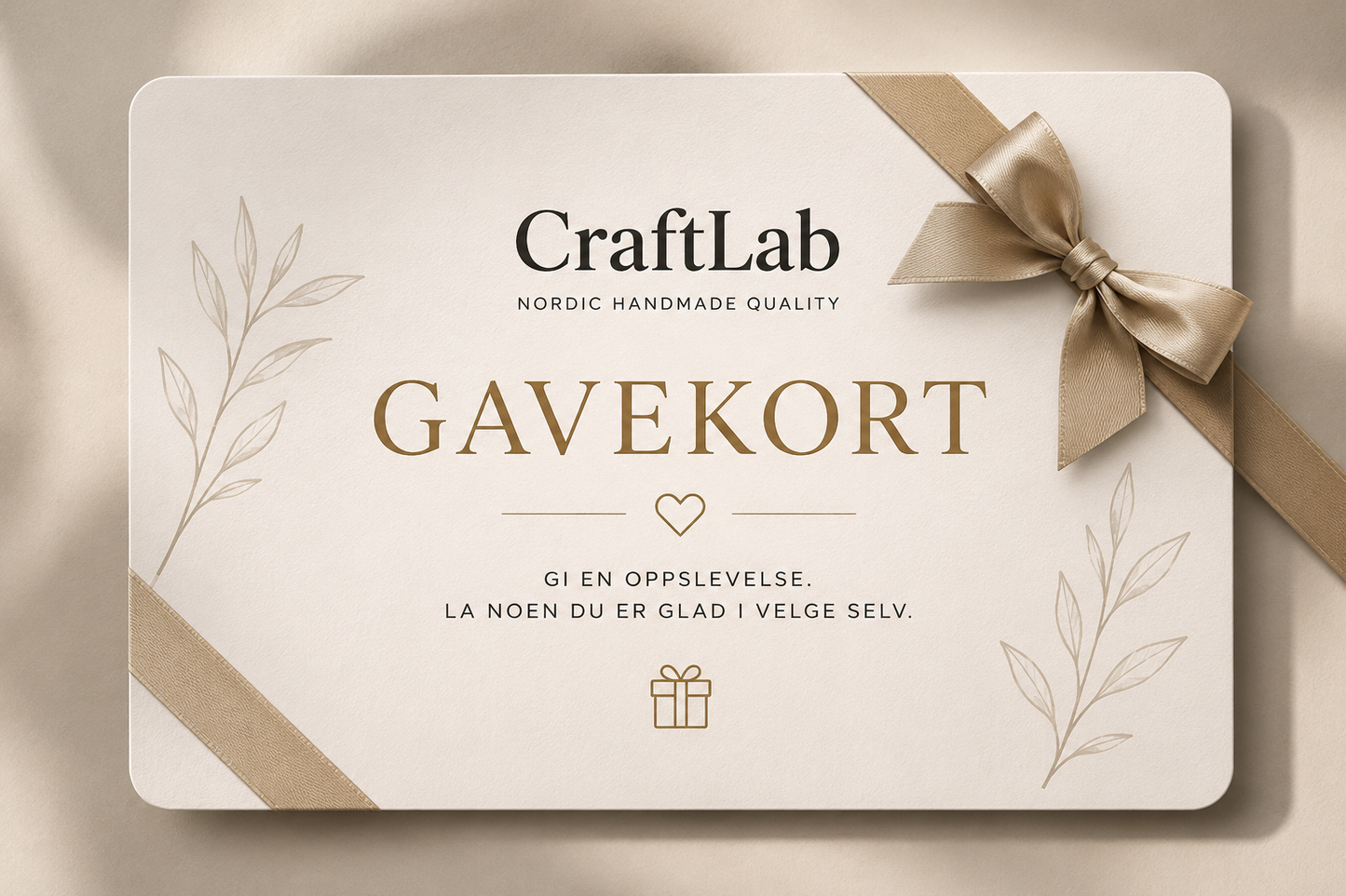 CraftLab Gåvekort