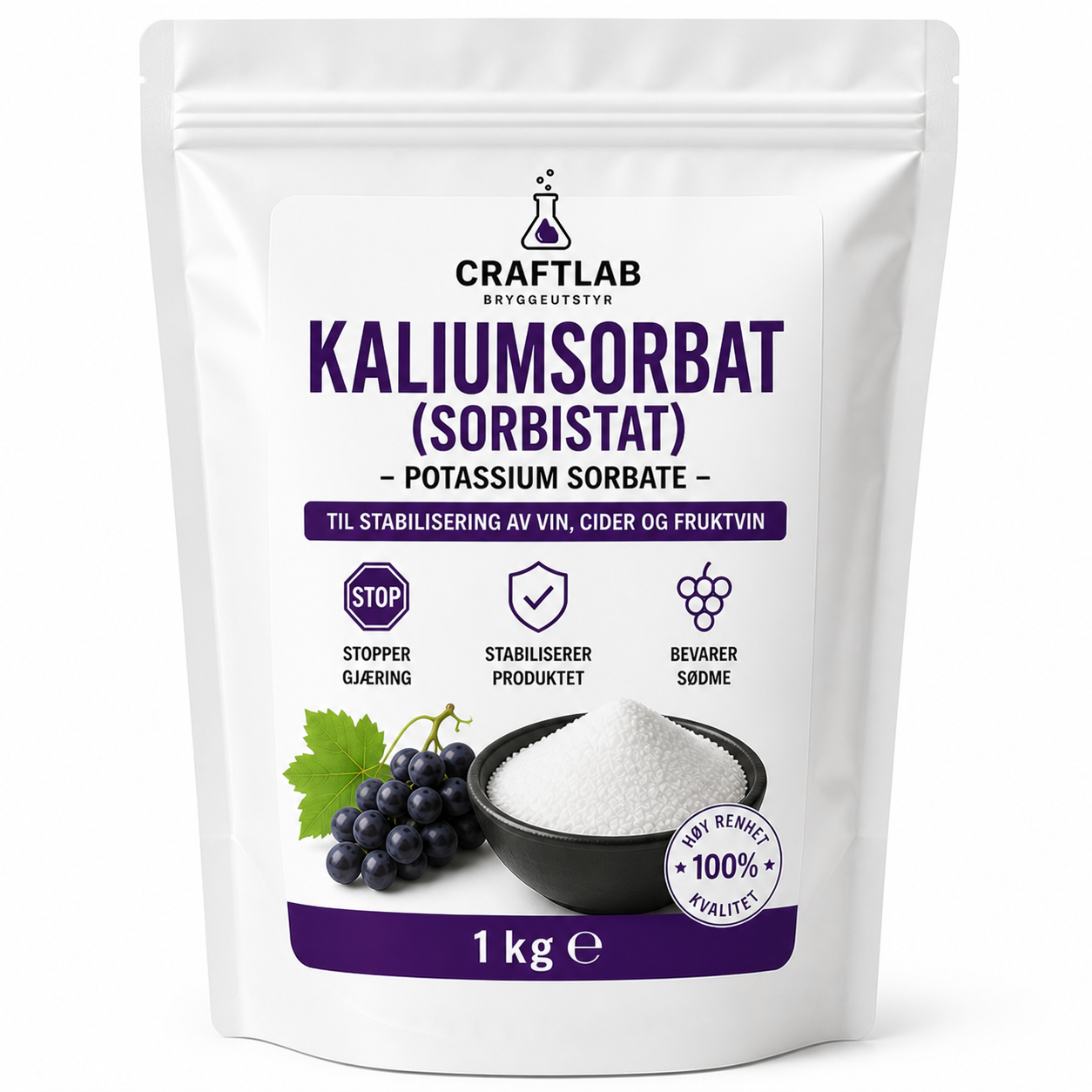 Kaliumsorbat (Sorbistat) 1kg