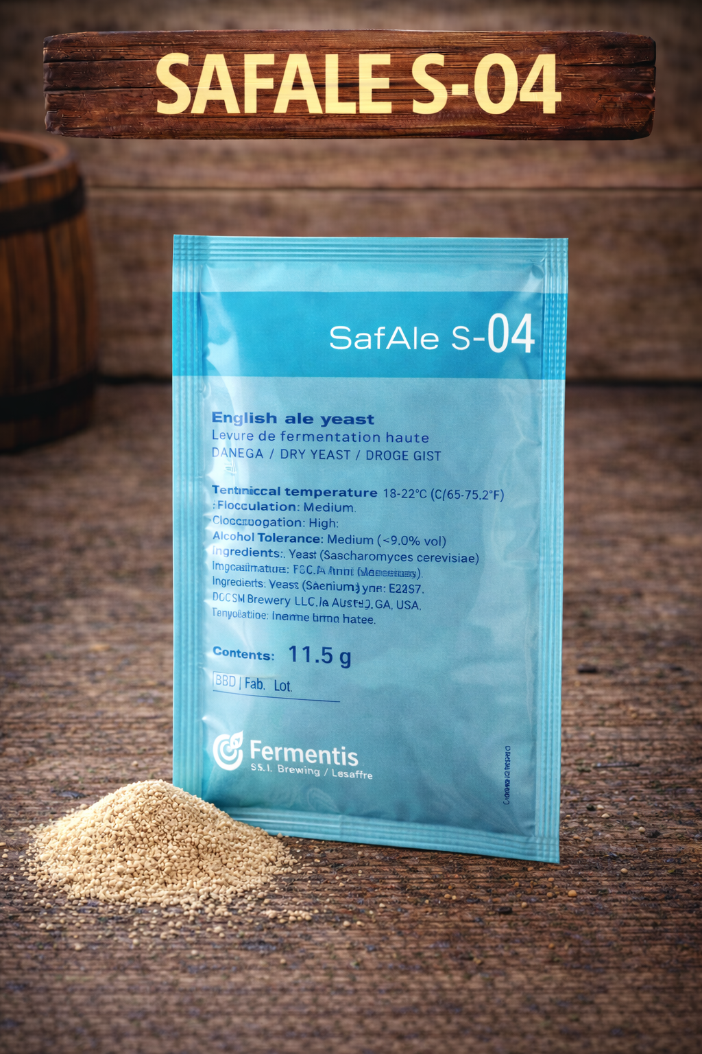 SafAle S-04 engelsk alegjær, 11,5 g pose