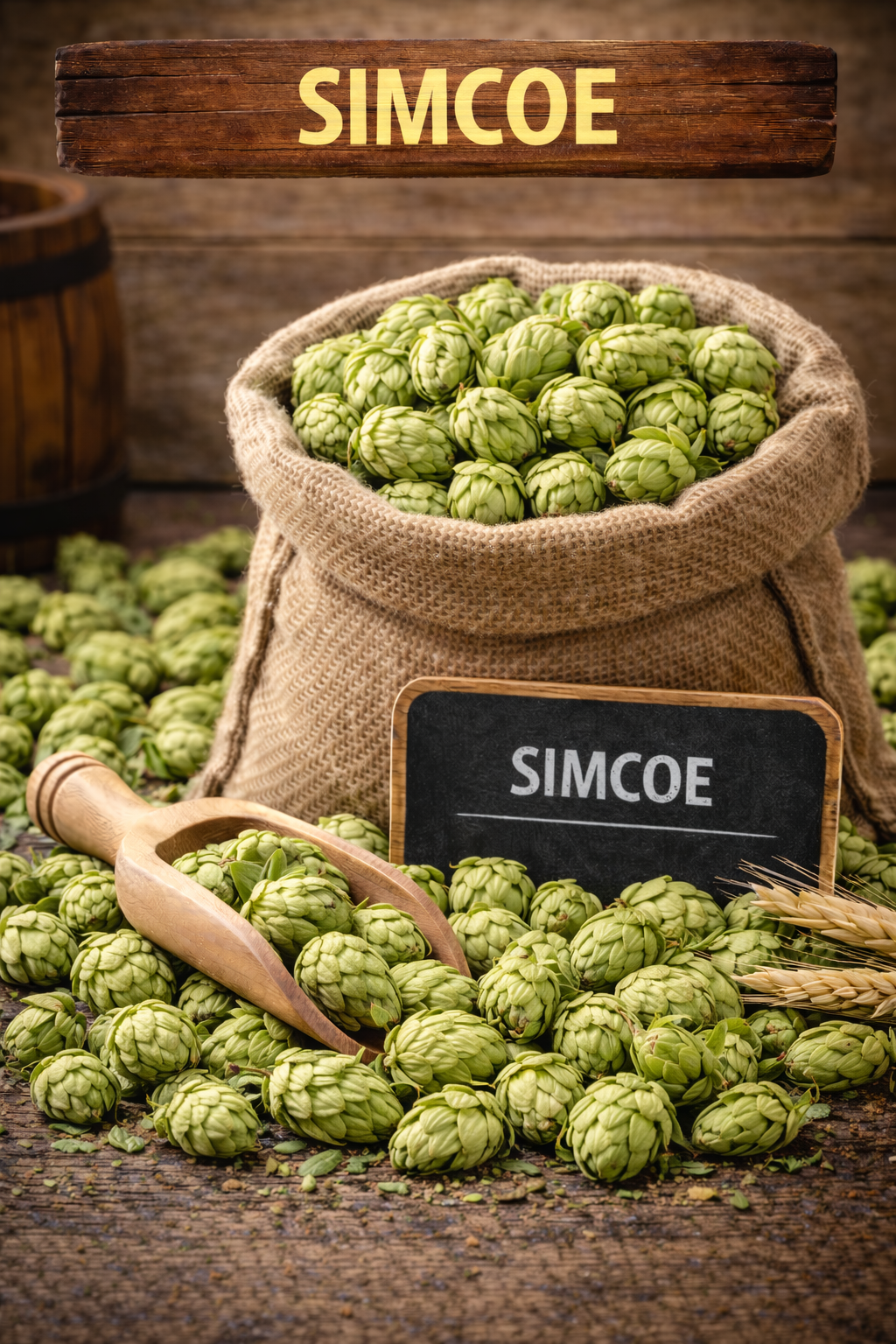 Simcoe humlepellets, 50 g og 100 g – CraftLab