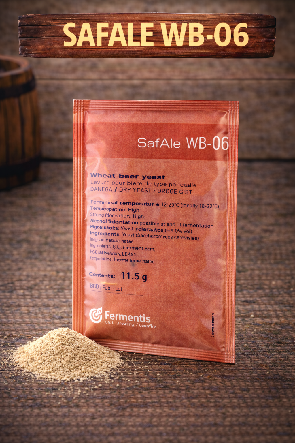 SafAle WB-06 kveitegjær, 11,5 g pose