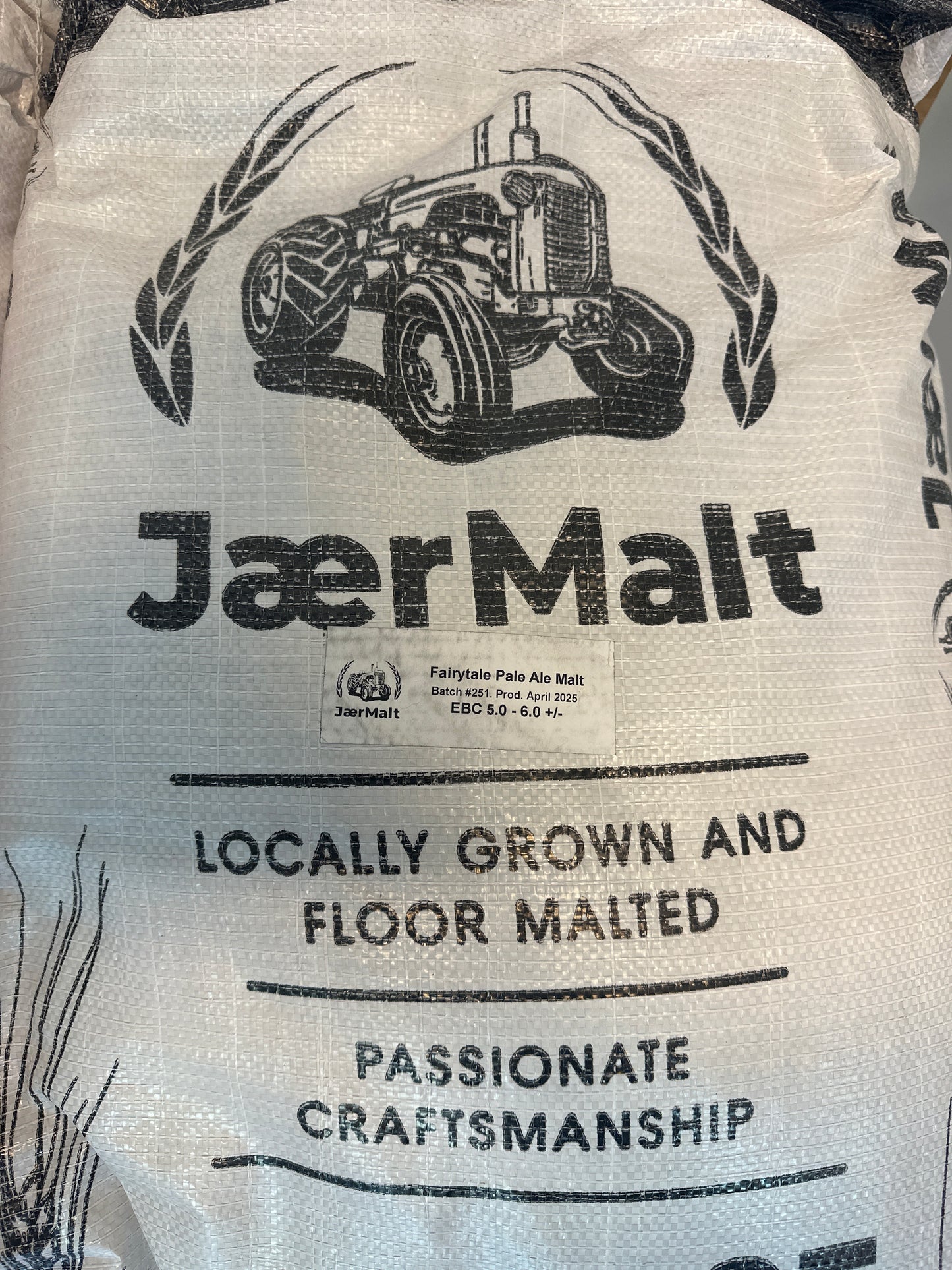 Pale Ale Malt frå JærMalt – nærbilete av kornet