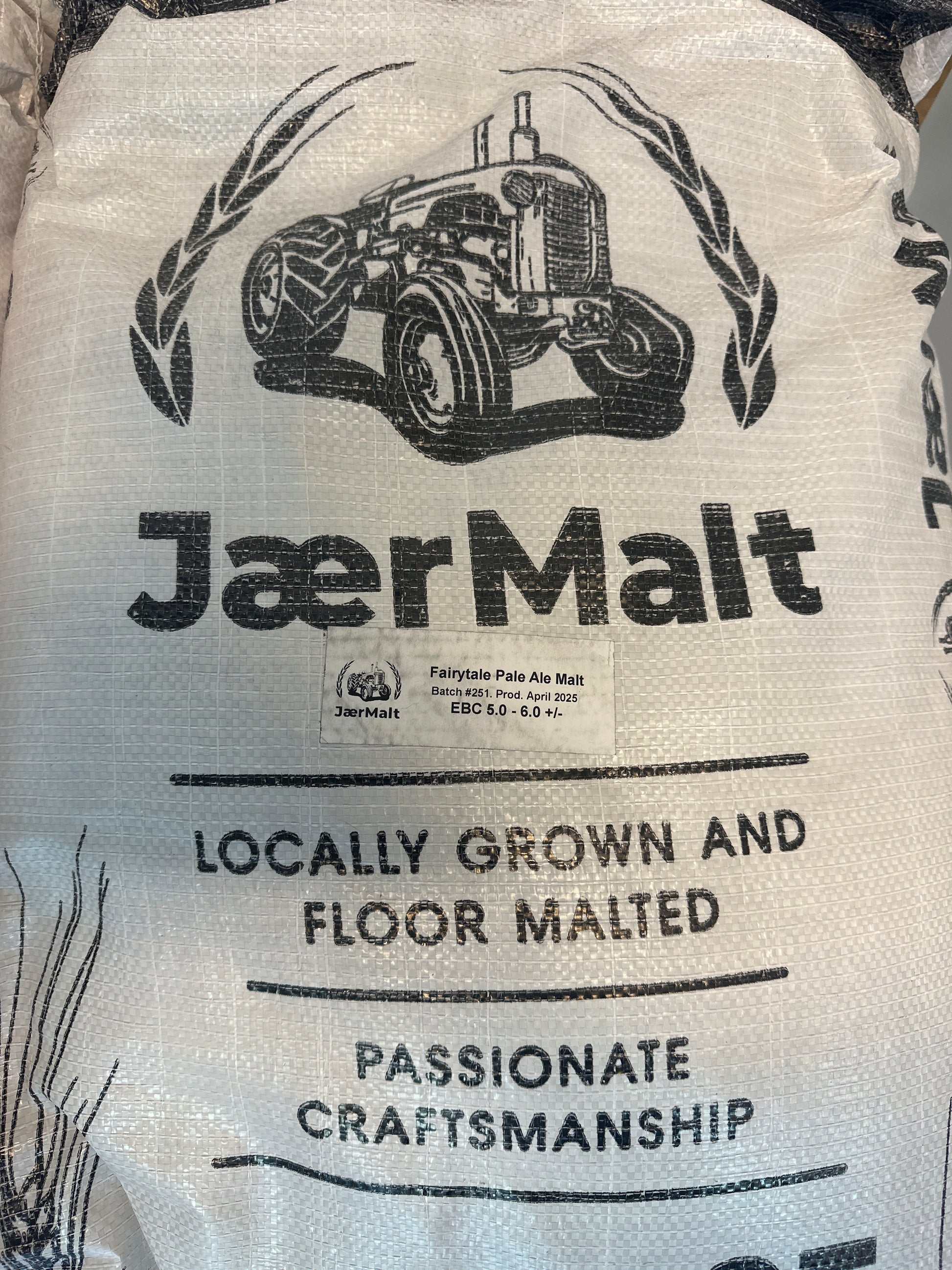 Pale Ale Malt frå JærMalt – nærbilete av kornet