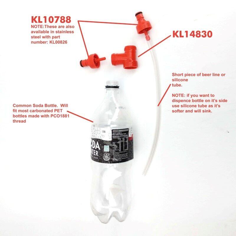 Carbonation Cap Tee Adapter – bilete 3