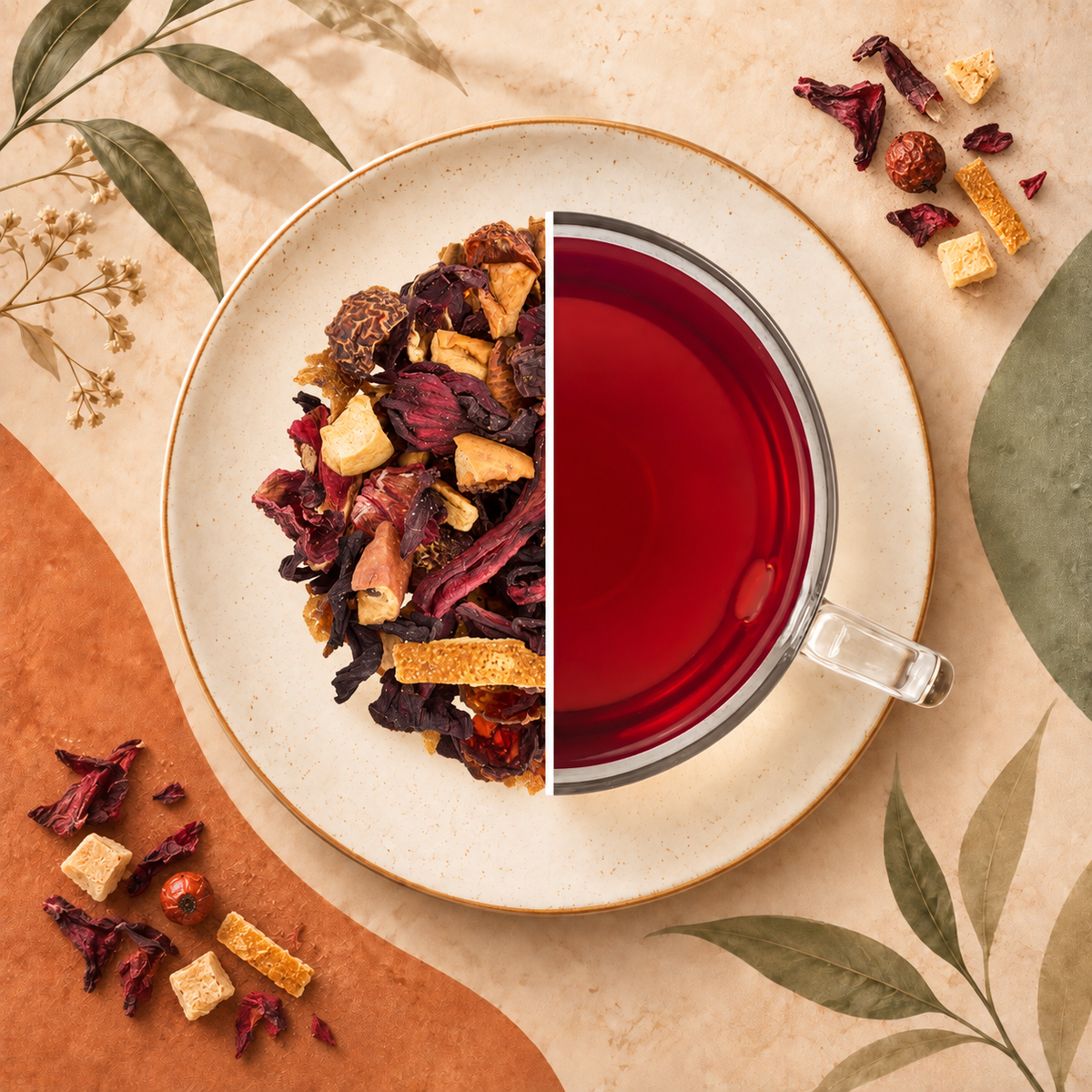 Cinnamon & Apple, koffeinfri fruktte med eple og kanel fra CraftLab