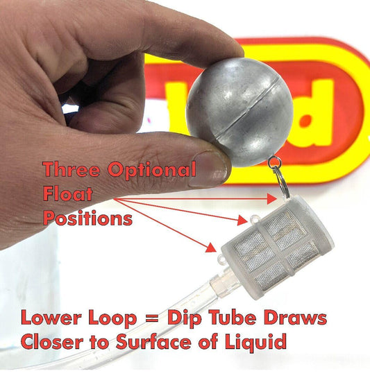 Floating Dip Tube Filter – filter til flyteball – bilete 2