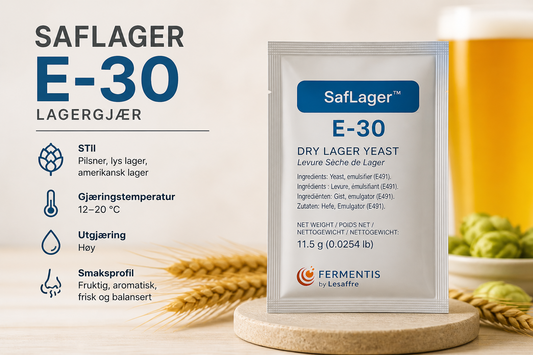 SafLager E-30 lagergjær 11,5 g