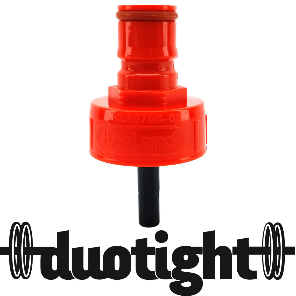 Rød Ball Lock Carbonation Cap for gass – bilete 1