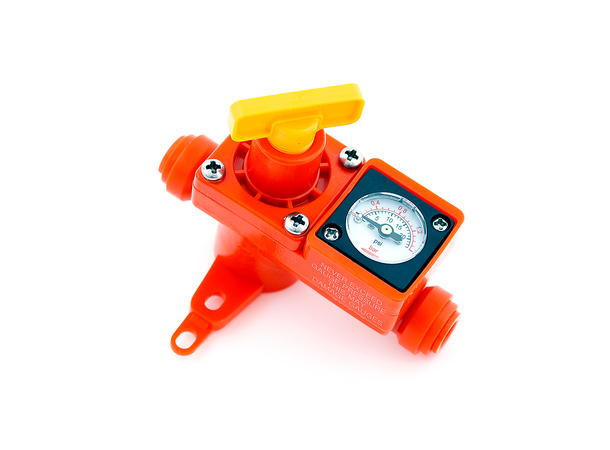 Duotight BlowTie 2 Spunding Valve med manometer (0–15 PSI) (KL15042)