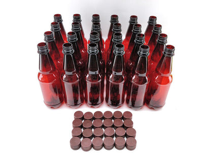 PET-flasker 0,5 L med skrukork – 24 stk