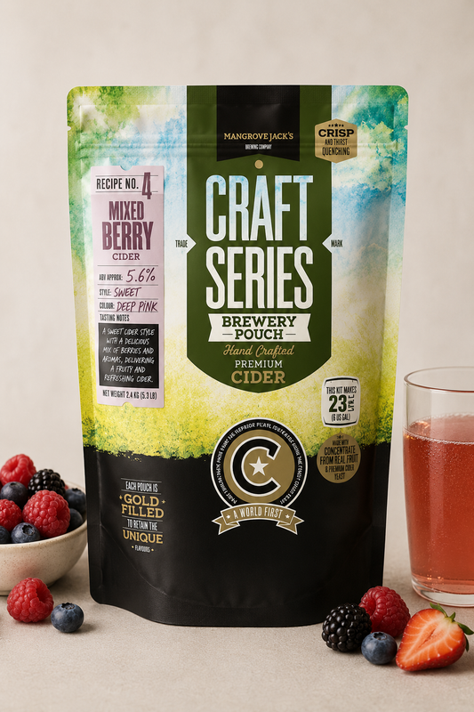 Mangrove Jack’s Mixed Berry Cider – ekstraktsett for heimebrygging
