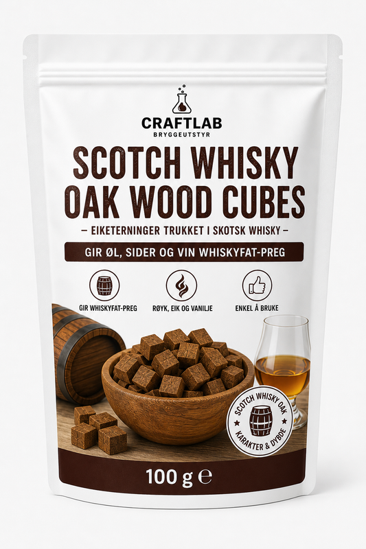 Scotch Whisky Oak Wood Cubes 100g
