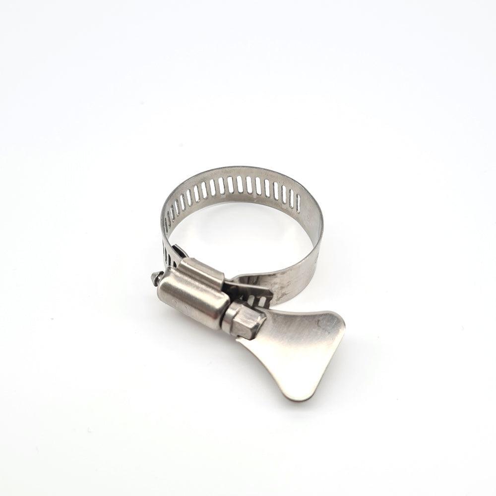Slangeklemme i rustfritt stål, 21–38 mm