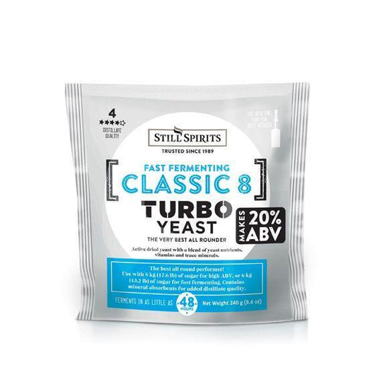 Classic 8 Turbo Yeast, 180 g pakke