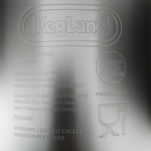 Corneliusfat 19 liter frå KegLand – bilete 6