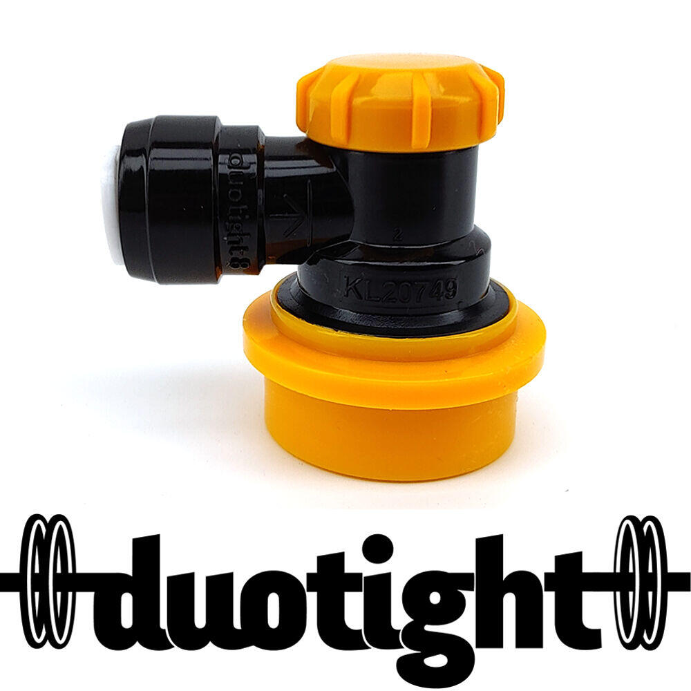 Duotight Ball Lock (8 mm / 5/16 tommar) Black + Yellow Liquid – bilete 1