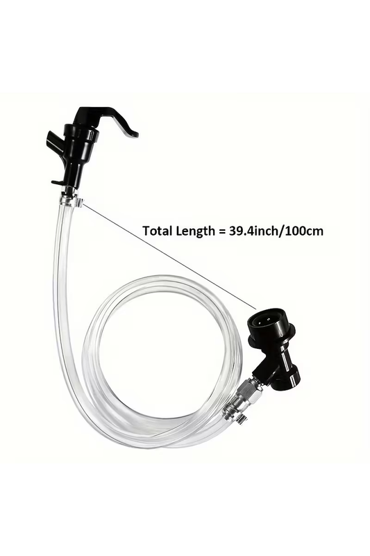 Ball Lock slangesett med tappekran til Cornelius-fat (40 cm)