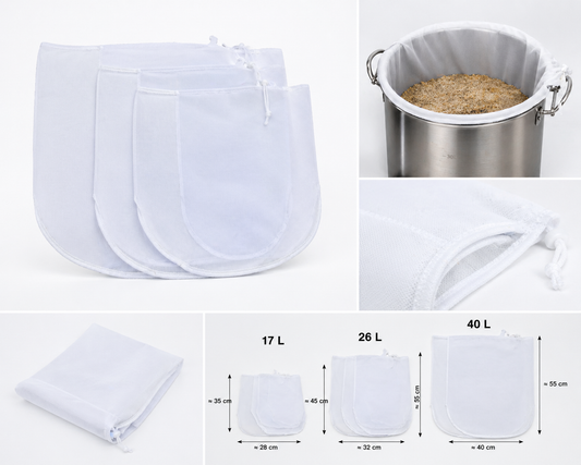 BIAB-pose til meskekar (17 L / 26 L / 40 L)