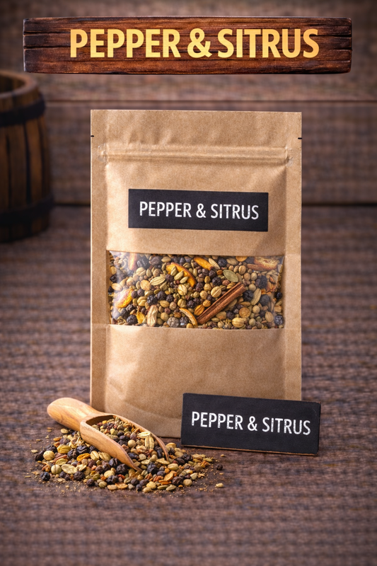 Pepper & Sitrus (krydret barstil)