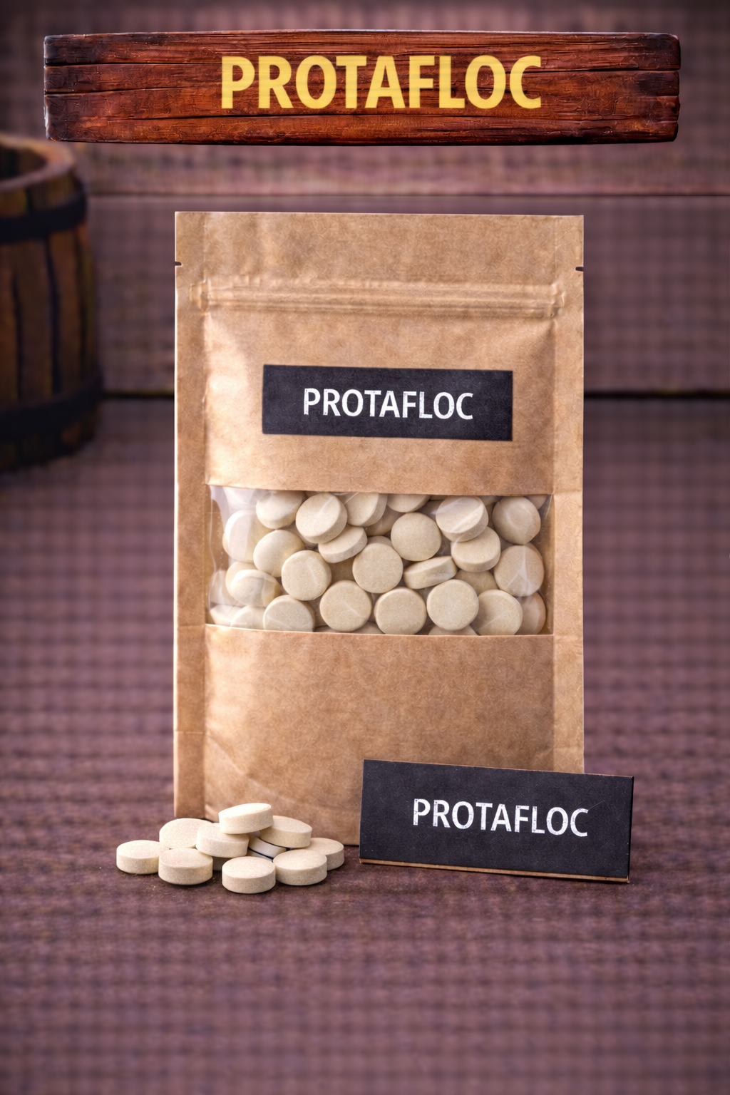 Protafloc – klarningsmiddel (20 tablettar / 50 g)