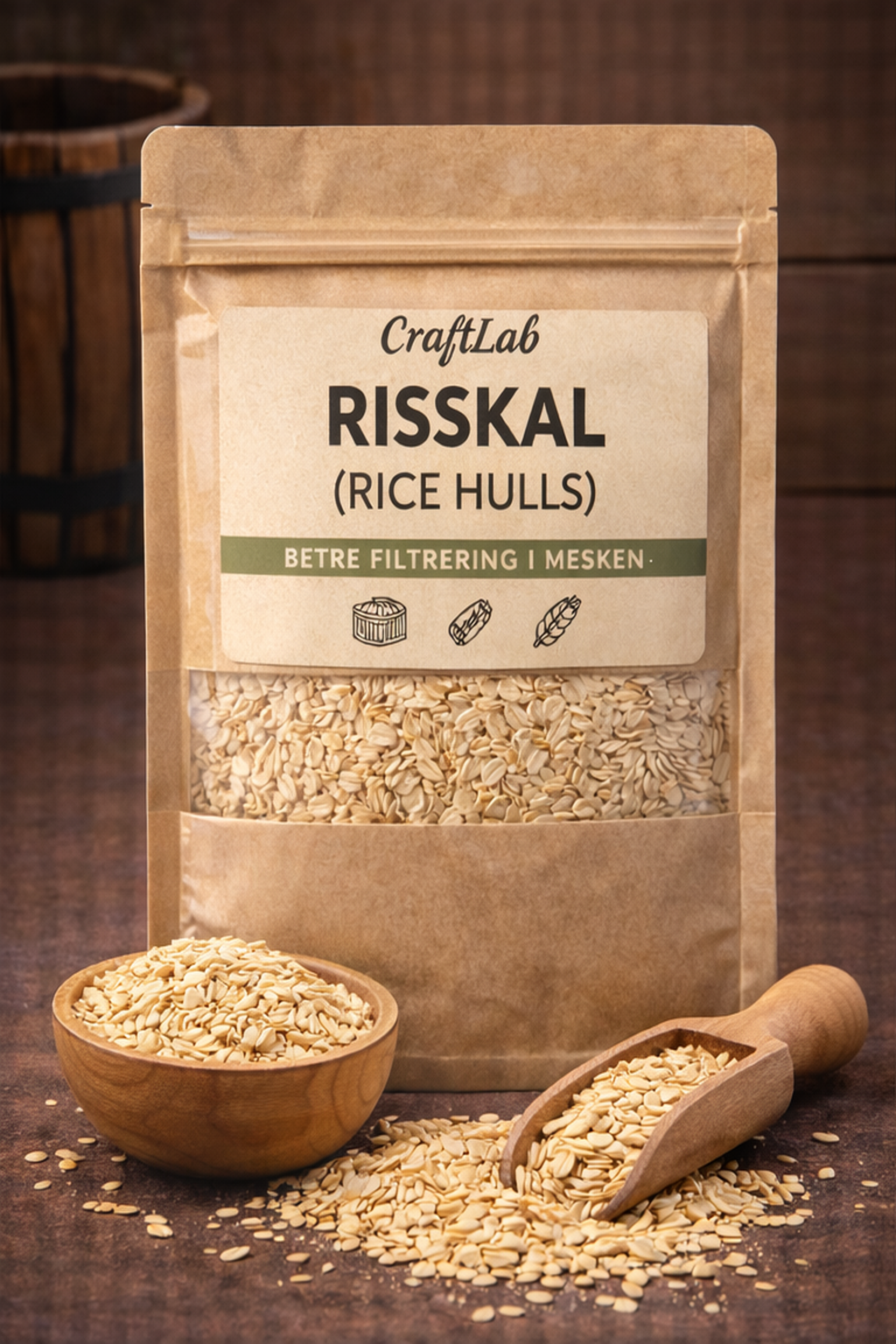 Risskal (Rice Hulls)